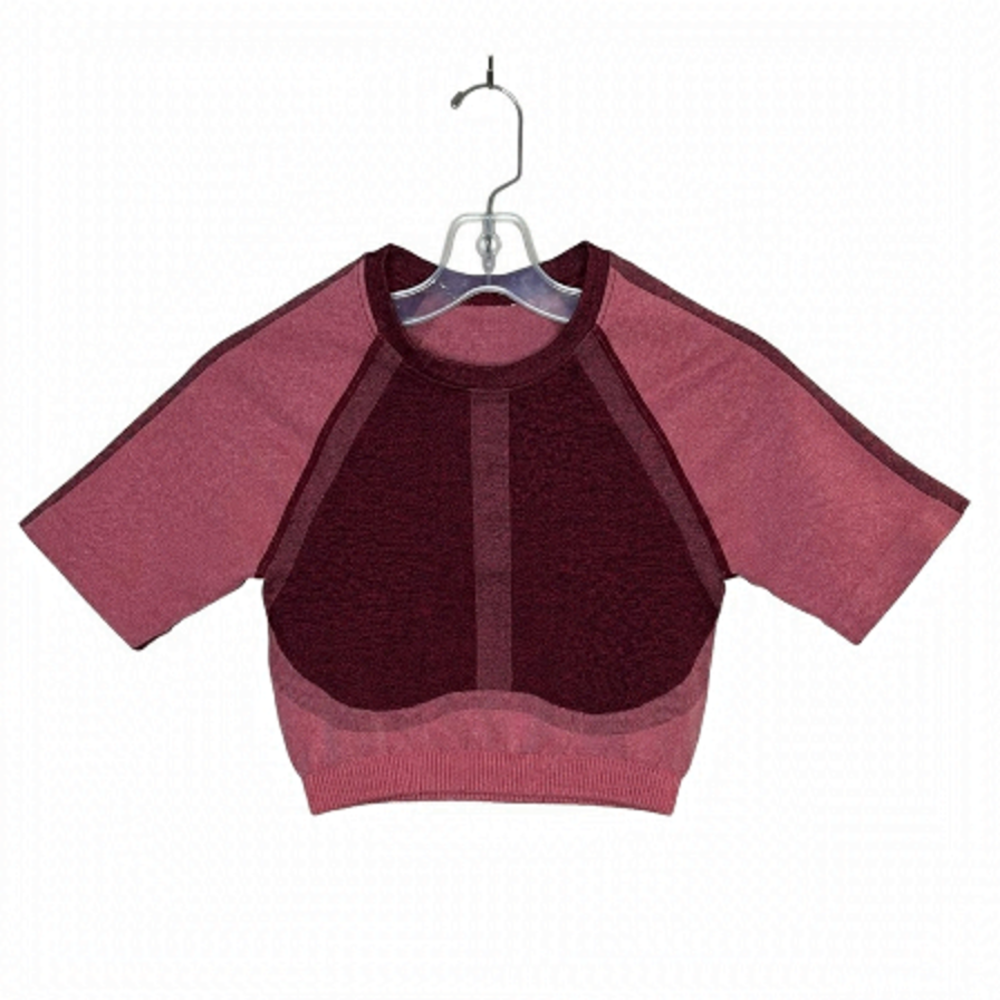 FABLETICS Helena Seamless Crop Top Pink Heather Multi